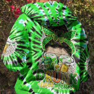 DRUNK LIVES MATTER PATRICK SKULL TIE DYE ALL OVER PRINT - TY0901232