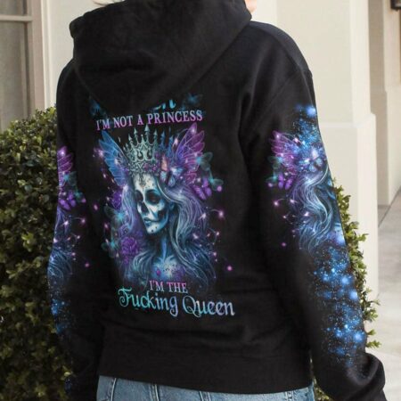 I'M THE F QUEEN SUGAR SKULL ALL OVER PRINT - YHHG0103233