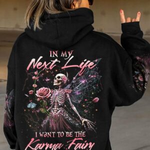 KARMA FAIRY SKULL ALL OVER PRINT - YHLN0103232