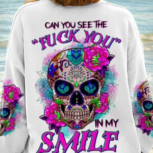 CAN YOU SEE THE F YOU SUGAR SKULL ALL OVER PRINT - TLTR2903234