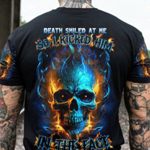 DEATH SMILED AT ME SKULL ALL OVER PRINT - TLTR2104232