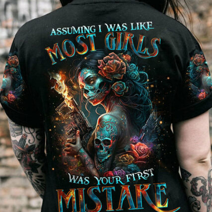 ASSUMING I WAS LIKE MOST GIRLS SUGAR SKULL G ALL OVER PRINT - TLTR0504231