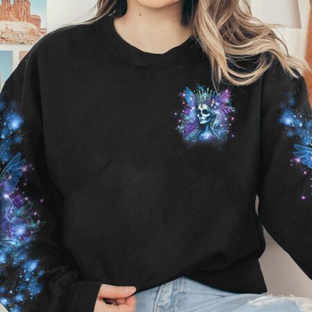 I'M THE F QUEEN SUGAR SKULL ALL OVER PRINT - YHHG0103233