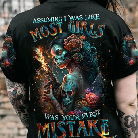 ASSUMING I WAS LIKE MOST GIRLS SUGAR SKULL G ALL OVER PRINT - TLTR0504231