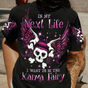 KARMA FAIRY SKULL WINGS BONES ALL OVER PRINT - TLNO2703231