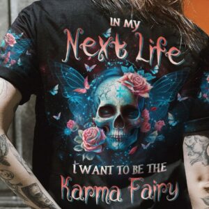 KARMA FAIRY SKULL ALL OVER PRINT - YHDU0703231