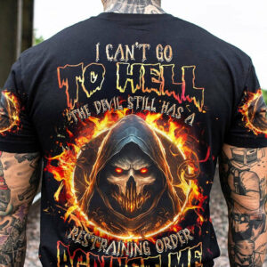 I CAN'T GO TO HELL REAPER CIRCLE FIRE ALL OVER PRINT - TLNZ1004233