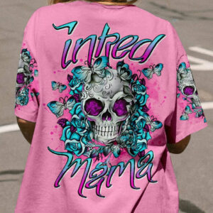 INKED MAMA TATTOOED SKULL ALL OVER PRINT - TLNO2104233