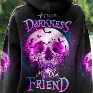 HELLO DARKNESS MY OLD FRIEND SKULL ALL OVER PRINT - YHDU0404232