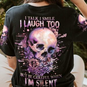 I TALK I SMILE I LAUGH SKULL ALL OVER PRINT - YHHG3003233