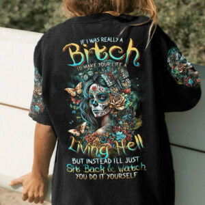 IF I WAS REALLY A B SUGAR SKULL GIRL ALL OVER PRINT - TLTR0704234