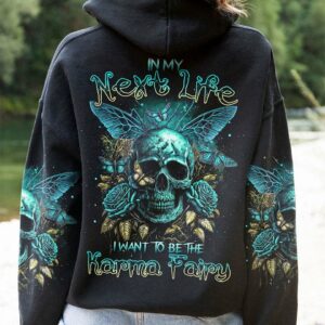 KARMA FAIRY SKULL BUTTERFLY ALL OVER PRINT - TLTR2403234