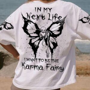 KARMA FAIRY SKULL ALL OVER PRINT - YHHN0401223