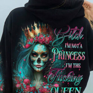 I'M THE F QUEEN SUGAR SKULL ALL OVER PRINT - YHDU1304231
