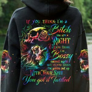 IF YOU THINK MASK GIRL ALL OVER PRINT - TLNO2311223