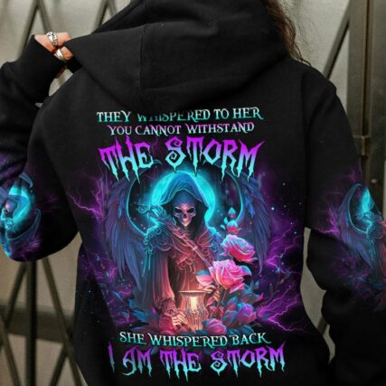 I AM THE STORM REAPER ROSES WINGS ALL OVER PRINT - YHDU2903234