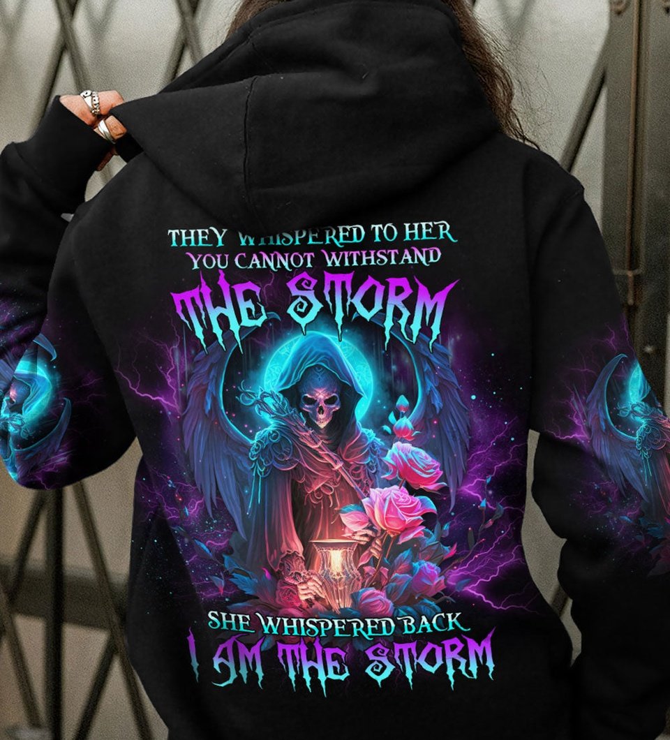 I AM THE STORM REAPER ROSES WINGS ALL OVER PRINT - YHDU2903234