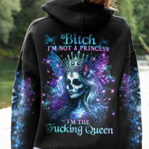 I'M THE F QUEEN SUGAR SKULL ALL OVER PRINT - YHHG0103233