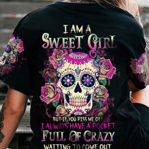 I'M A SWEET GIRL GALAXY SUGAR SKULL ALL OVER PRINT - TLTW2112221