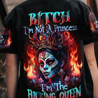 I'M THE F QUEEN SUGAR SKULL GIRL ALL OVER PRINT - TLTW1004236