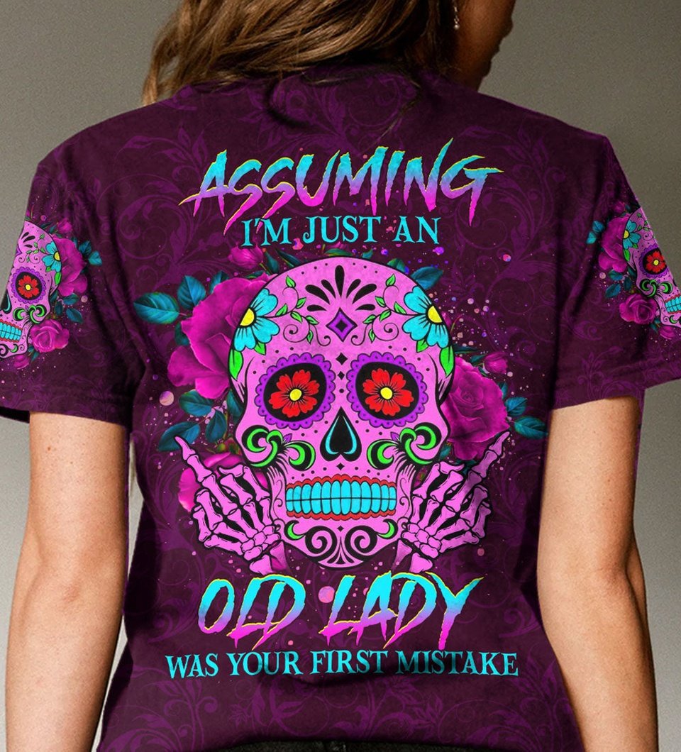 I'M JUST AN OLD LADY ALL OVER PRINT - YHHG2203231