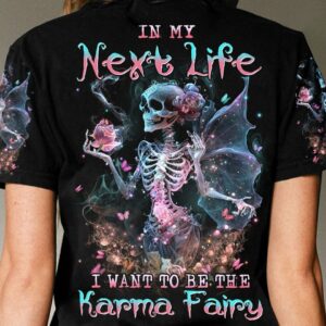 KARMA FAIRY SKULL SKELETON ROSE ALL OVER PRINT - YHHN1503234