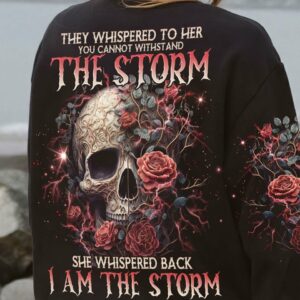 I AM THE STORM SKULL ROSE ALL OVER PRINT - TLNO0103233