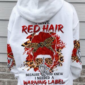 I HAVE RED HAIR MESSY BUN ALL OVER PRINT - TLTR1111221