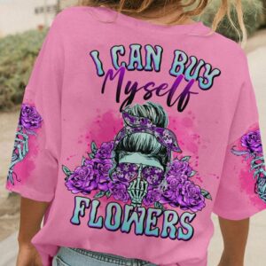I CAN BUY MYSELF FLOWERS PURPLE ALL OVER PRINT - TLNO1003233