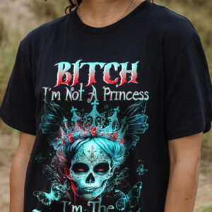 I'M THE F QUEEN SUGAR SKULL COTTON SHIRT - TLTW0604232