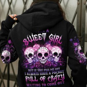 I AM A SWEET GIRL SUGAR SKULL ALL OVER PRINT - YHHG1511224