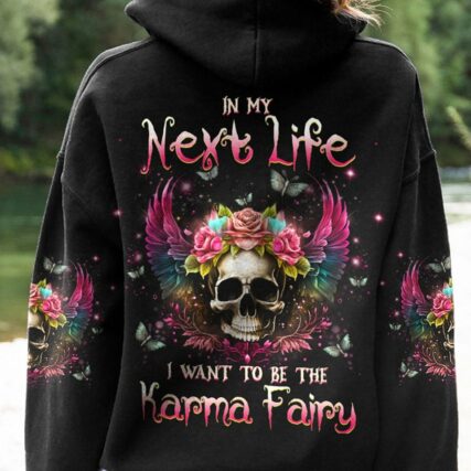 KARMA FAIRY SKULL ALL OVER PRINT - YHHG0702235