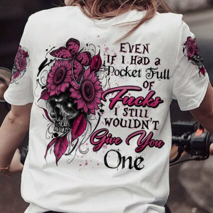 EVEN IF I HAD A POCKET FLOWER SKULL ALL OVER PRINT - TLNZ2311223