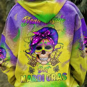 DEAD INSIDE BUT MARDI GRAS ALL OVER PRINT - YHHG1101231