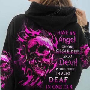 I HAVE AN ANGEL AND A DEVIL ALL OVER PRINT - YHHN2912222
