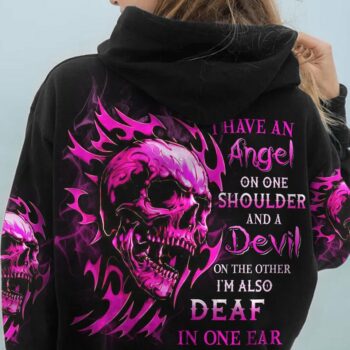 I HAVE AN ANGEL AND A DEVIL ALL OVER PRINT - YHHN2912222
