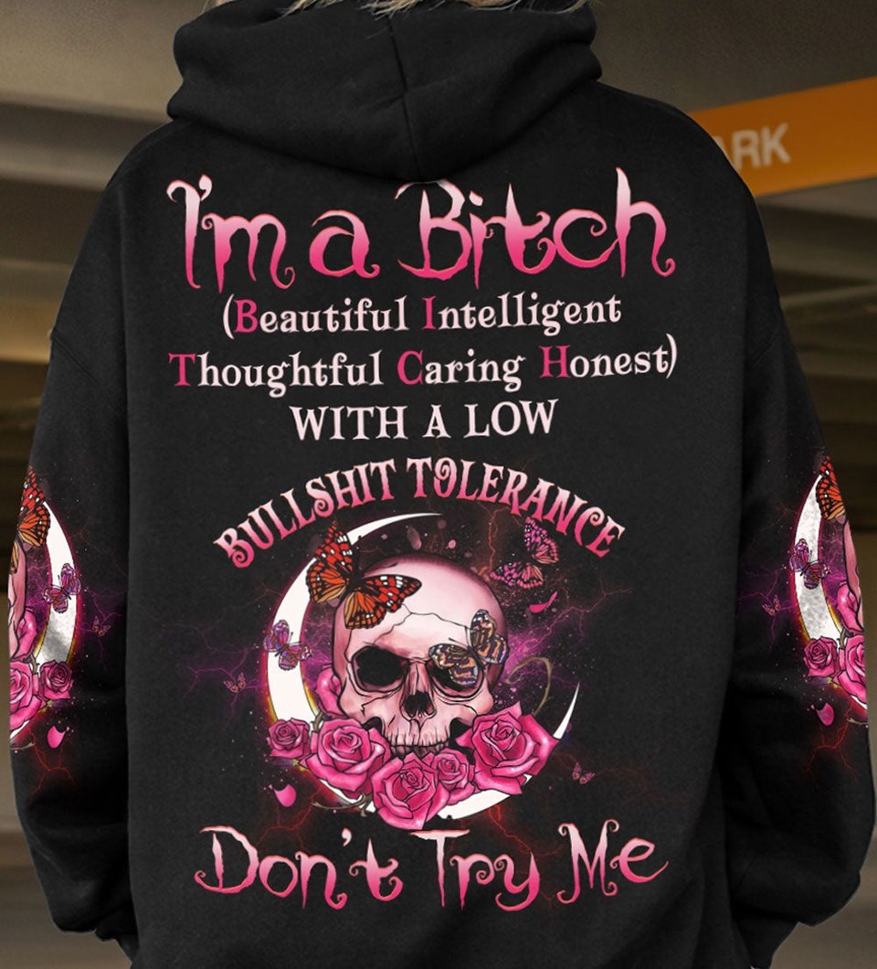I'M A B DON'T TRY ME ALL OVER PRINT - YHDU0404234