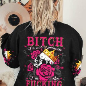 I'M F QUEEN GOLD CROWN ALL OVER PRINT - TLTM1912221