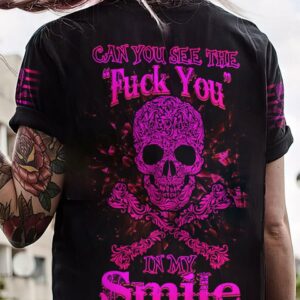 CAN YOU SEE THE F YOU SKULL ROSE ALL OVER PRINT - TLNZ0302231