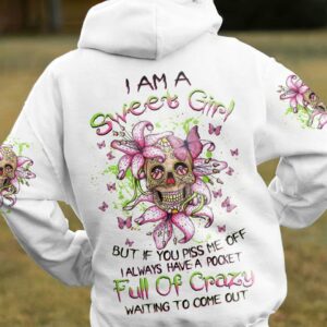 I AM A SWEET GIRL LILY SKULL ALL OVER PRINT - TLNZ0902231