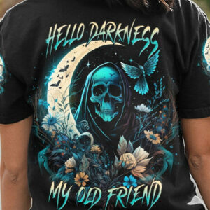 HELLO DARKNESS MY OLD FRIEND REAPER CRESCENT MOON ALL OVER PRINT - TLNT1204231