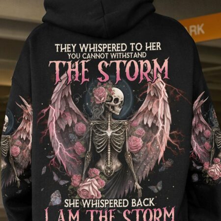 I AM THE STORM SKELETON ROSES WINGS ALL OVER PRINT - TLNO0302232