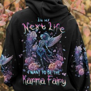 KARMA FAIRY SKULL SKELETON WINGS ALL OVER PRINT - TLTW0702231