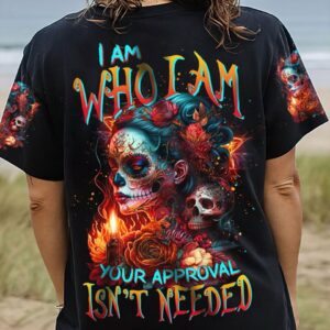 I AM WHO I AM SKULL ALL OVER PRINT - TLTW0504234