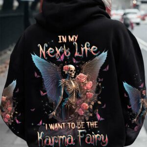 KARMA FAIRY SKULL SKELETON ROSE ALL OVER PRINT - TLTW0201232