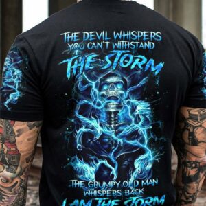 I AM THE STORM SKULL OLD MAN ALL OVER PRINT - TLTR0603231