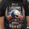 HELLO DARKNESS MY OLD FRIEND SKULL WINGS MOON ALL OVER PRINT - TLNT2604231