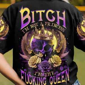 I'M THE F QUEEN MOON SKULL ALL OVER PRINT - TLNO2404231