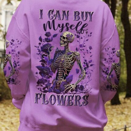 I CAN BUY MYSELF FLOWERS SKELETON ALL OVER PRINT - TLTR1803231