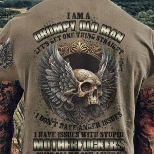 I AM A GRUMPY OLD MAN GOTHIC SKULL WINGS ALL OVER PRINT - TLTR0602231